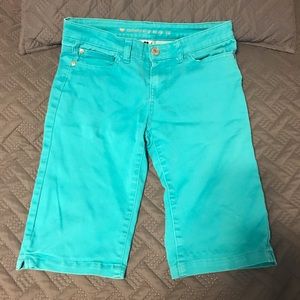 Celebrity pink brand, teal Bermuda shorts size 16